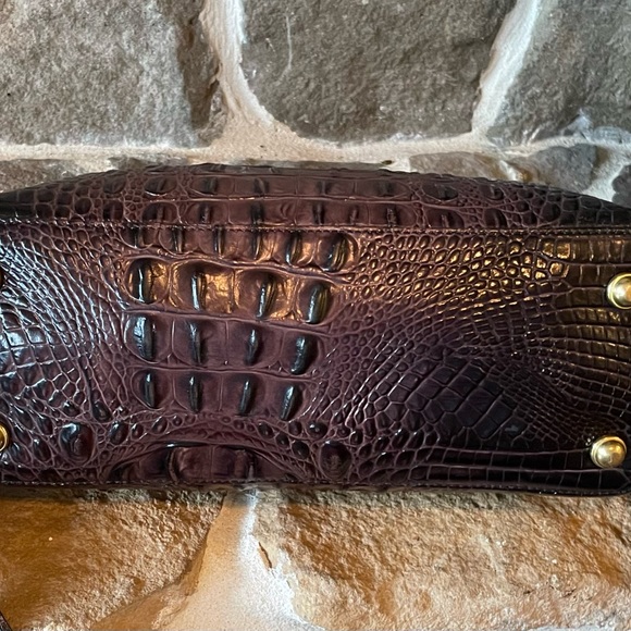 Brahmin Asher Tassel Melbourne Leather Satchel Crossbody - Picture 7 of 10